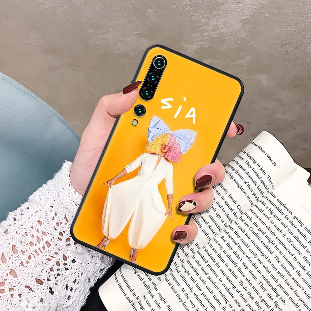 

Sia Kate Isobelle Furler Phone Case For Xiaomi Mi Note 10 A3 9 MAX 3 A2 8 9 Lite Pro Ultra black Cover Painting Waterproof