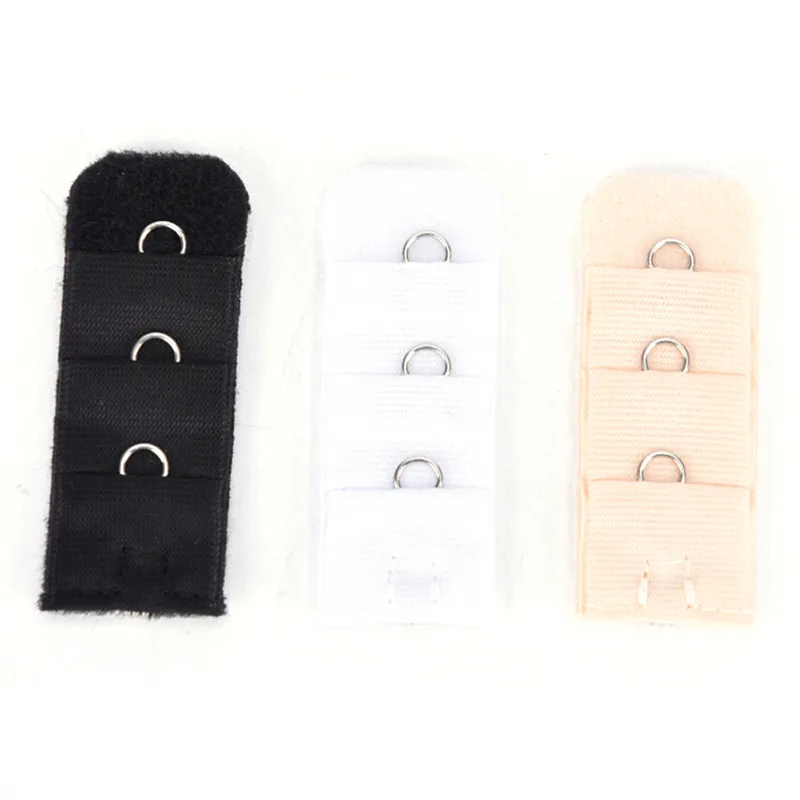 

10pcs Bra Extenders Strap Extension 3 Hooks 1 Rows Women Intimates Lengthened Bra Hook Extenders Bra Accessories For Women