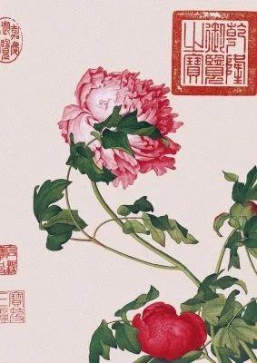 

Vintage Flower and Bird White Rose Red Rose Orchid Metal Sign Poster Bedroom Home Mural Metal Sign