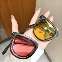 kapelus fashion folding polarized sunglasses woman round brand luxury glasses male and female outdoor polarizer color mirror