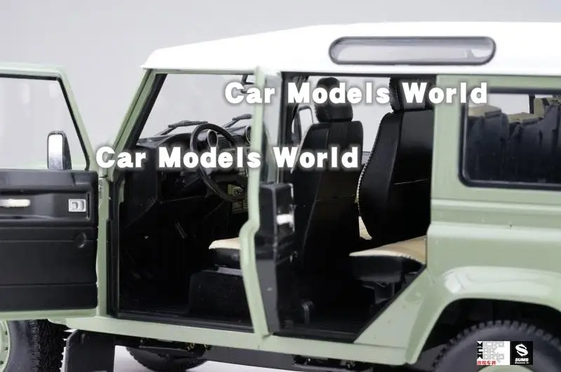 Литая модель автомобиля почти настоящая 1:18 Defender 110 Heritage Edition 2015 маленький подарок!