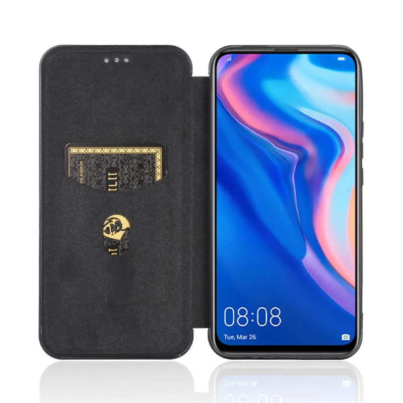 Чехол-книжка для Huawei Honor 9X Global кожа твердый с отделением карт | Мобильные телефоны