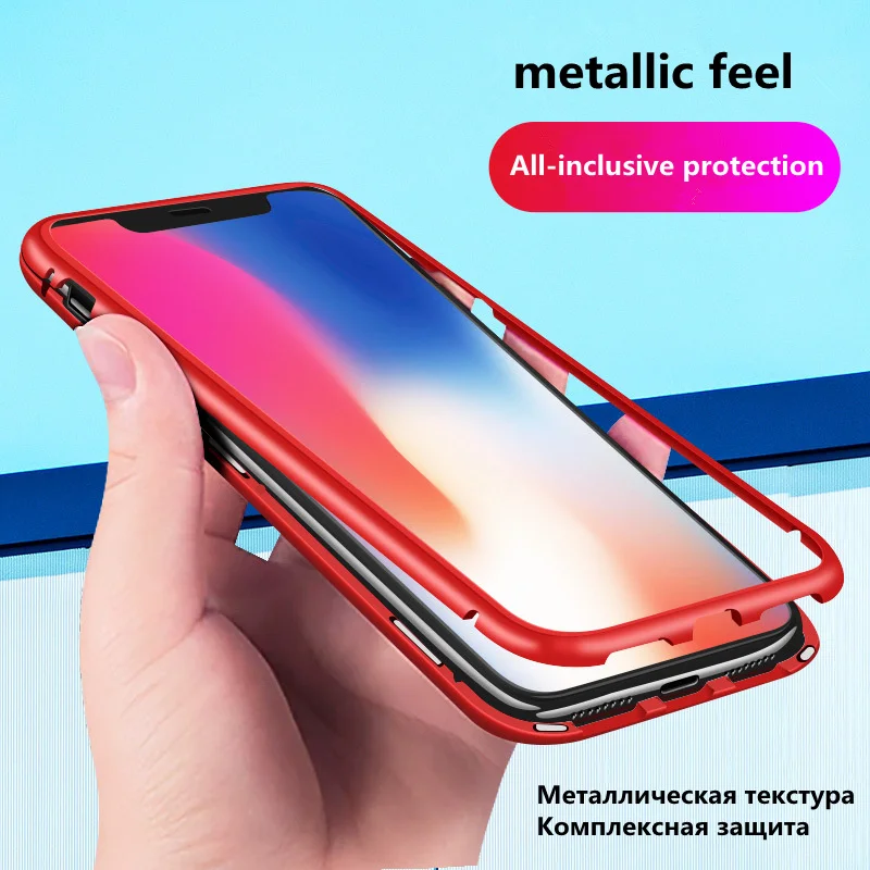 Hawei p smart z чехол Магнитная Адсорбция металлический чехол для honor 20 10 8x 10lite mate 20x-5G 20 20x 20pro maimang 6 7 наслаждаться 9 9plus