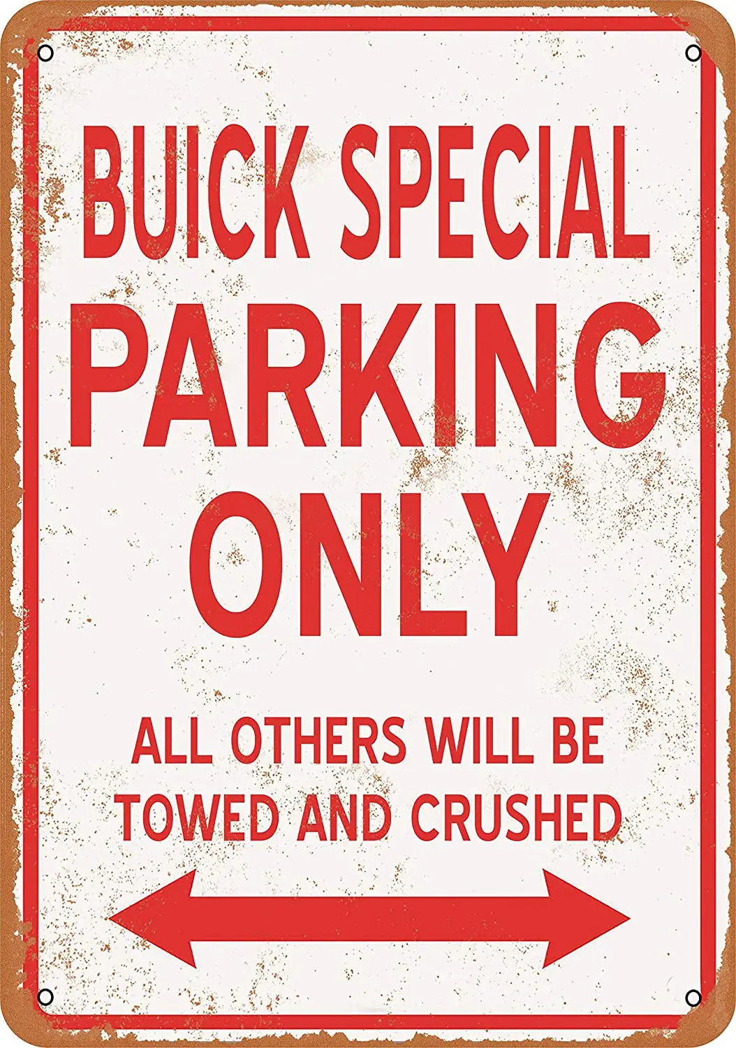 

WallColor 10x14 металлический знак Buick, специальная парковка, только винтажный вид