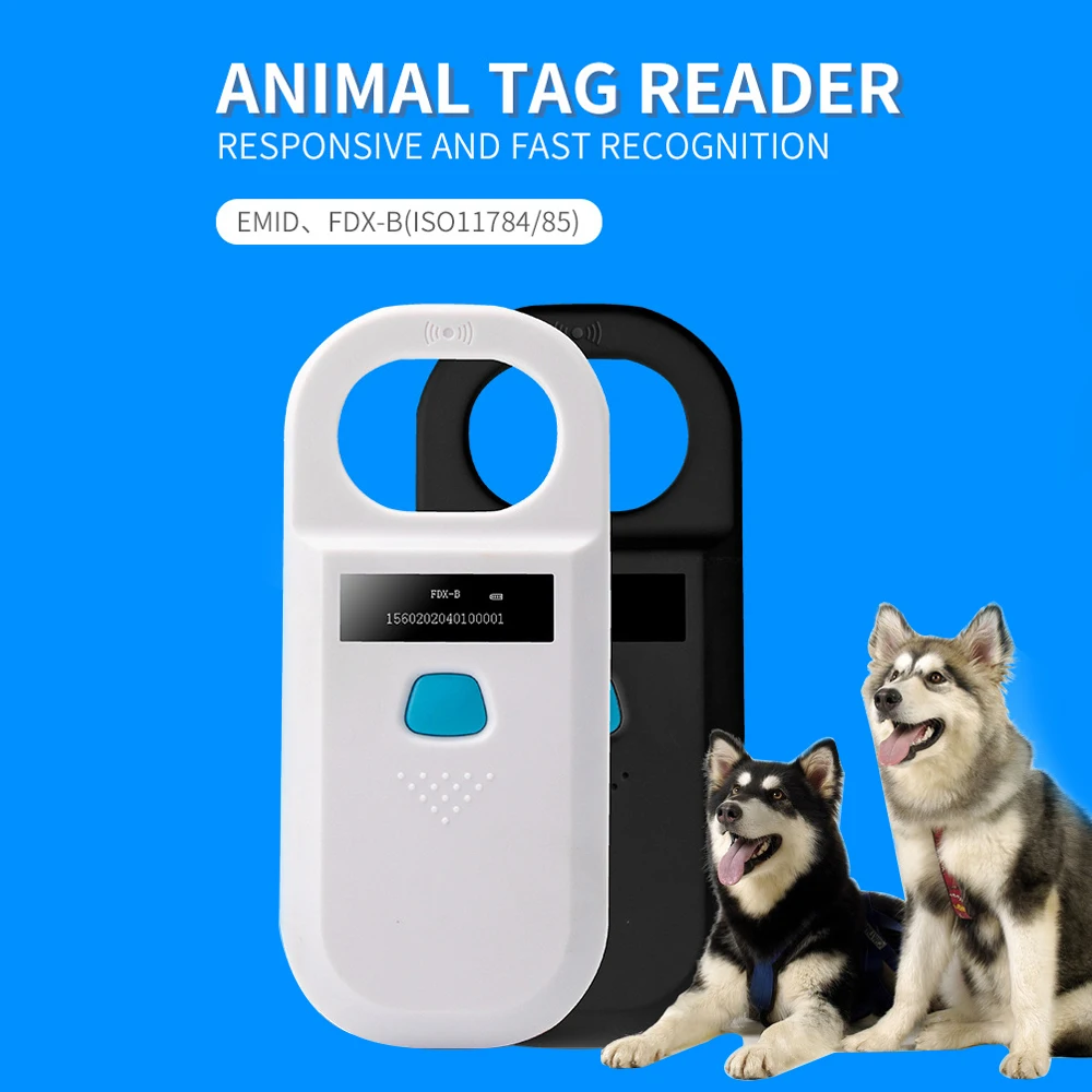 ПЭТ-сканер ISO11784/5 FDX-B USB RFID животных pet id Читатель чипа для собаки кошки лошадь