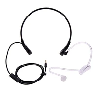 1pin 3 5mm throat mic microphone covert acoustic tube earpiece headset for samsunghtclgblackberrymotoro smart phone earphone