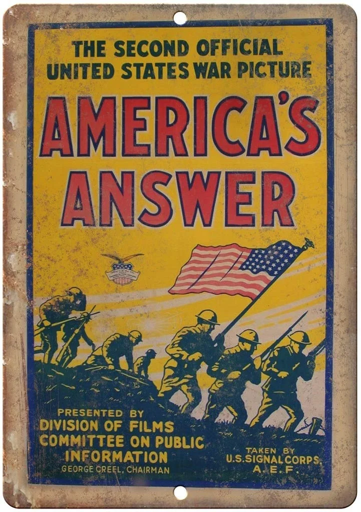 

Committee On Public Information Retro tin sign nostalgic ornament metal poster garage art deco bar cafe shop