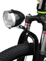 retro vintage bicycle light front 3led classic headlight safety warning night flashlight lamp removable battery powered