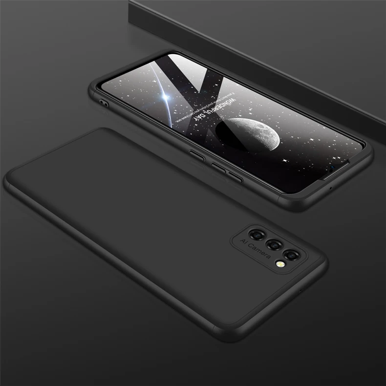 

Чехол для Samsung Galaxy A02S M02S противоударный жесткий чехол с полной защитой 360 для Samsung A02S M02S M205F A205F со стеклянной пленкой