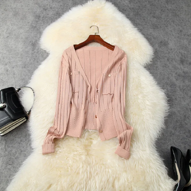 

Autumn Winter 2021 Fashion Sweater Sets Women High Quality Knitted Cardigan Coats+Sleeveless Long Knitted Dress Sets Suit Casual