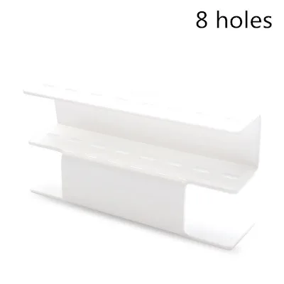White-8 holes Профессиональный акриловый Пинцет для наращивания ресниц, держатель для хранения 8 шт./6 шт., пинцет, подставка, инструменты для наращивания ресниц - Цвет: White-8 holes