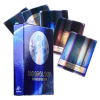 44 cards set moonology oracle cards magical tarot cards party entertainment desk game cards with english guidebook new