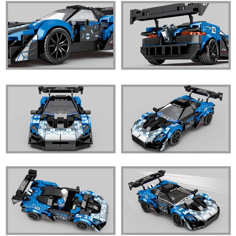 2021 speed champions senna gtr pull back racing sports car moc building blocks vehicle figures bricks classic model toys for kid free global shipping