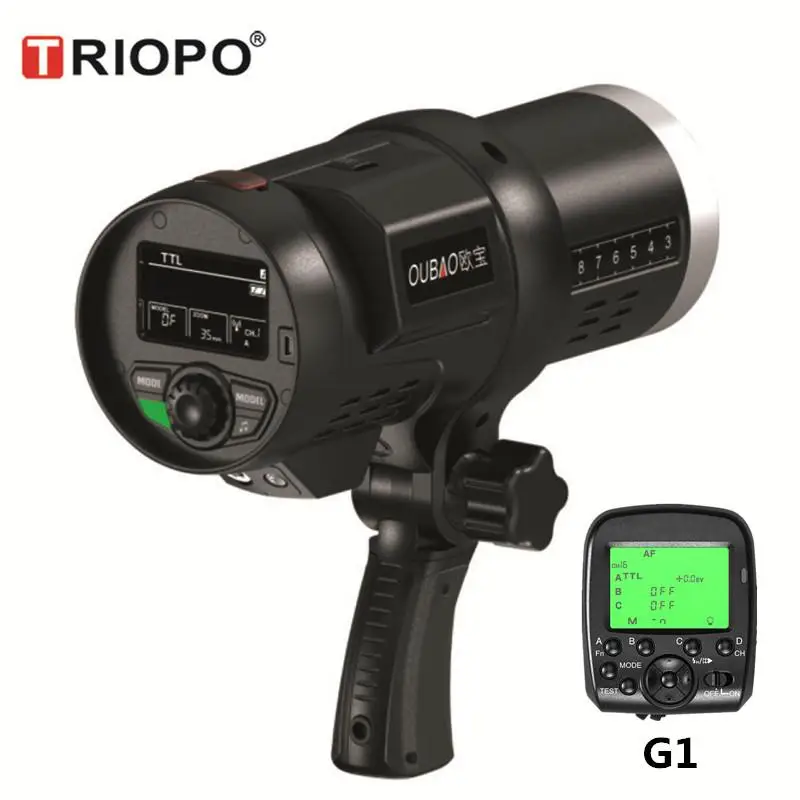 TRIOPO F1 400 TTL фото студия & Открытый проблесковая вспышка светильник с G1/G2
