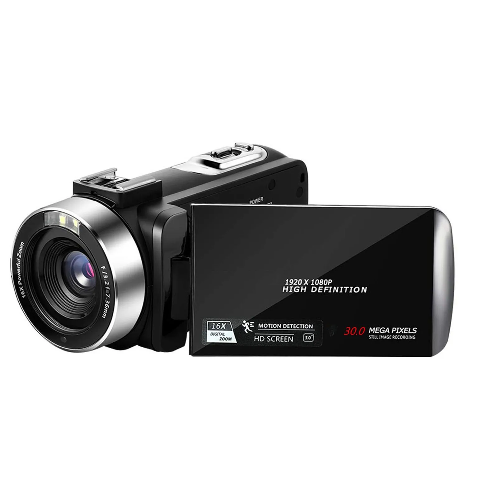 3.0 Inch Video Camera Camcorder Full HD 1080P 30FPS 24.0 MP 16X Zoom FHD Camcorders IR Night Vision Webcam Support MIC |