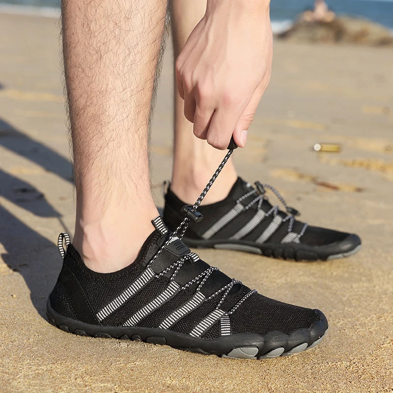 Barefoot/акваобувь для женщин и мужчин; водонепроницаемые кроссовки размера плюс; дышащая обувь для плавания; спортивная обувь; светильник