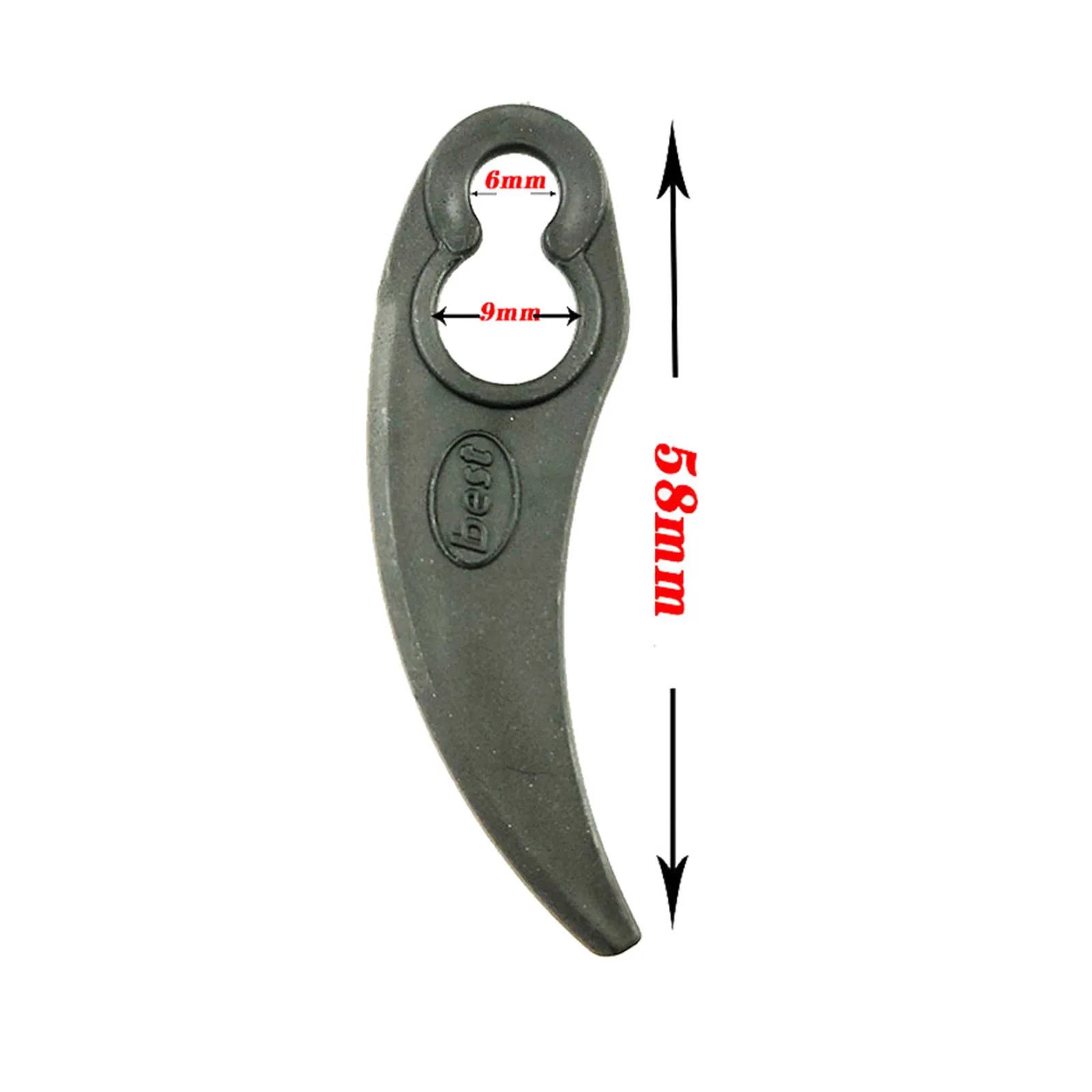 

10/20/30pcs/lot Sharp Blade Carbon Steel Lawn Mower Lawn Mower Black Plastic Cutting Blade Mowing Blade Accessories