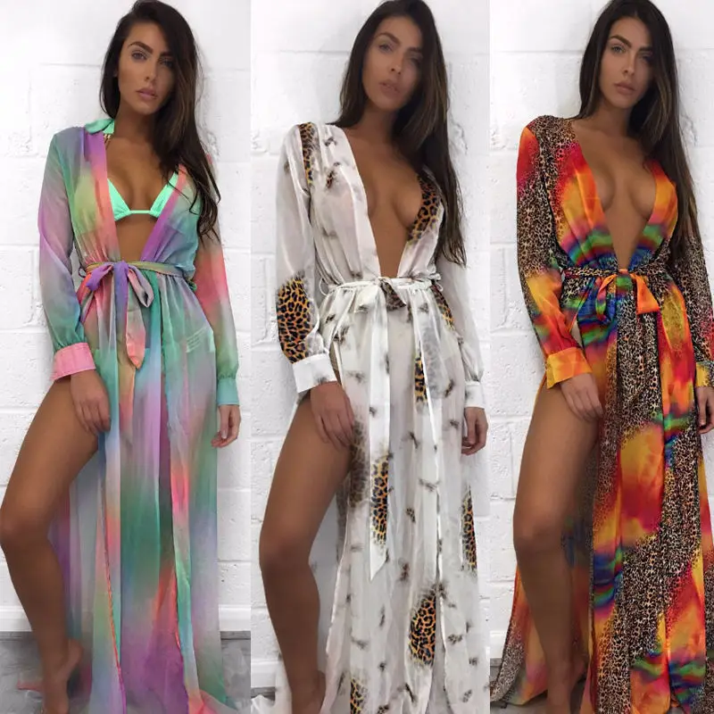 

2021 New Summer Sexy Beach Cover Up Women Dress Tunic Pareos Ladies Kaftan Robe Cover-up Woman Beach Wear Swimsuit