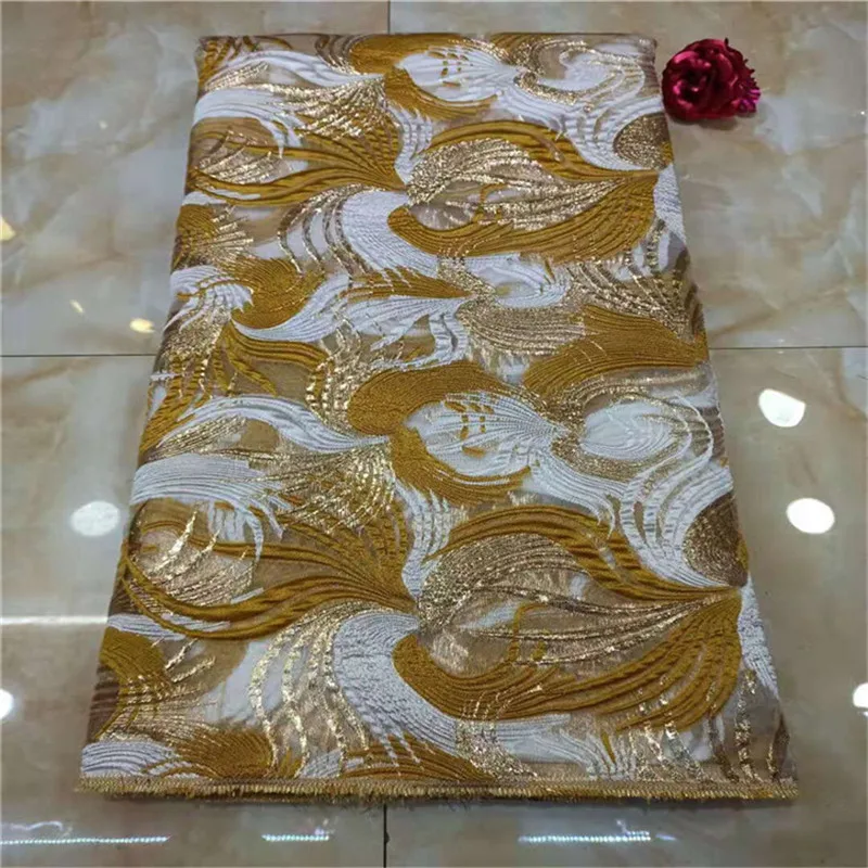 2020 новый дизайн африканская органза кружевная ткань с блестками вышивка гипюр