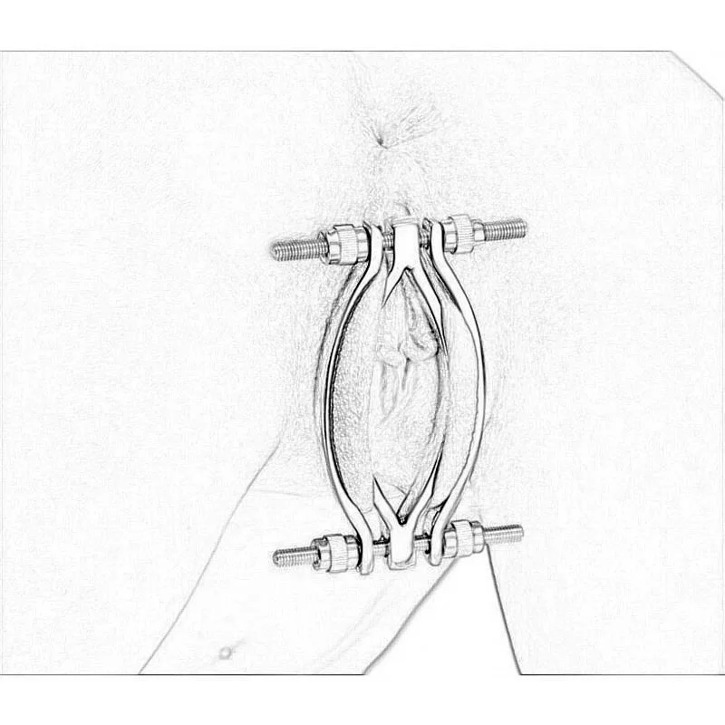 Зажим для клитора из нержавеющей стали зажимы вагинальный дилатор Стимулятор