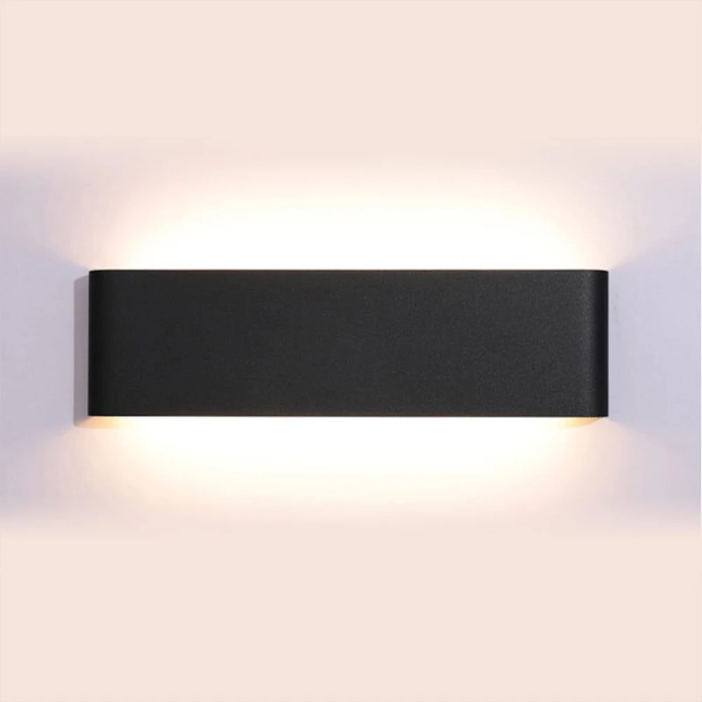 

Simple Rectangle LED Wall Light Acrylic Mirror Bedside Lamp Wall Lamp Bedside Lights Bedroom Wall Decor Arts for Corridor Stairs
