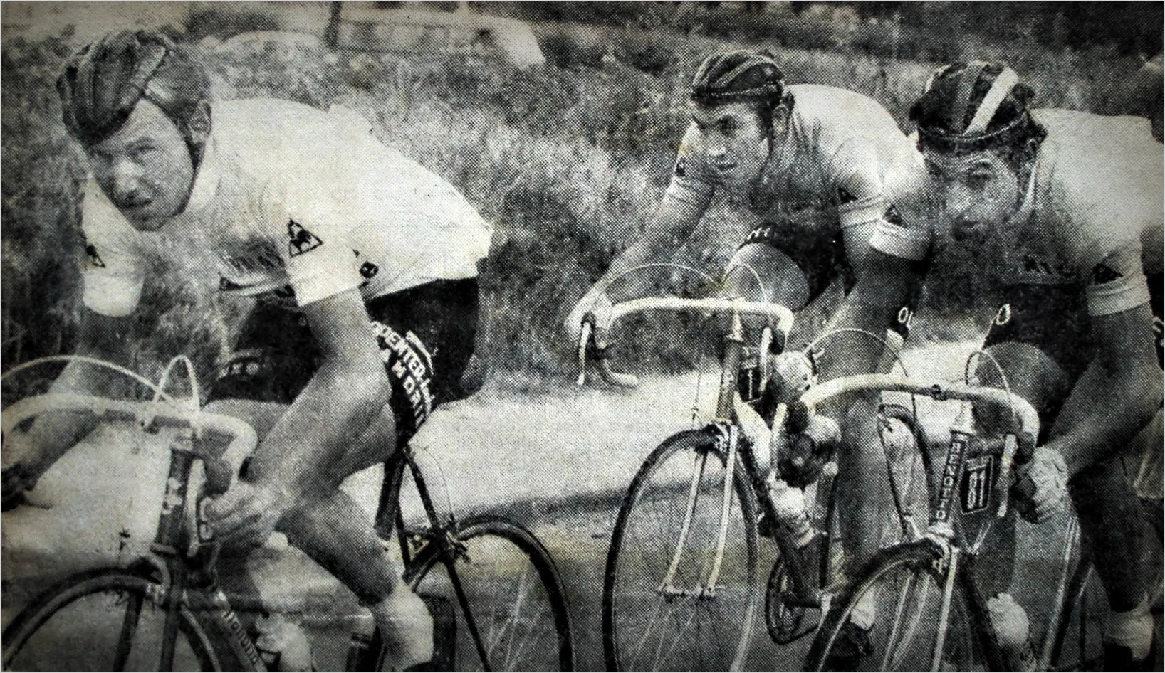 Велосипедная езда 1975 фотография Merckx атакует снова! Классические картины на