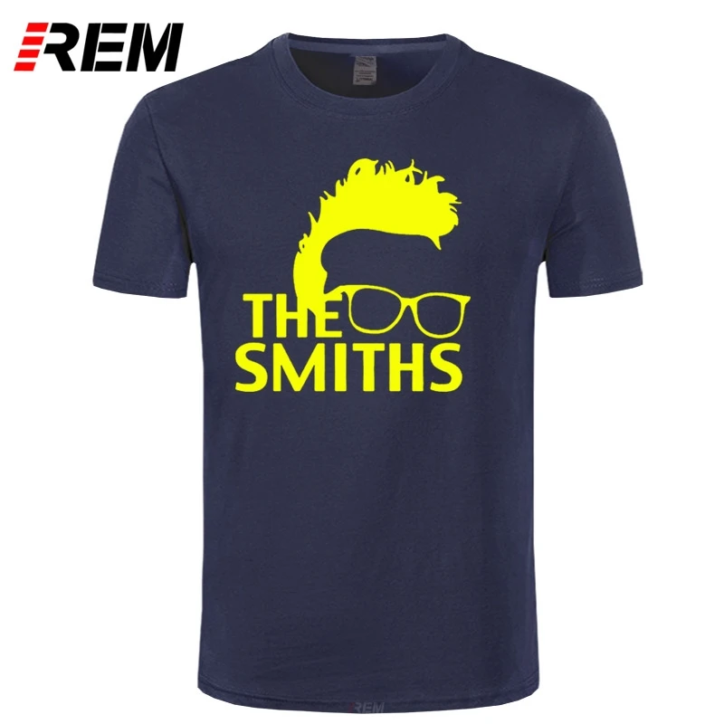 Футболка REM The Smiths Винтажная футболка в стиле ретро с принтом Морисси 80 белая рок