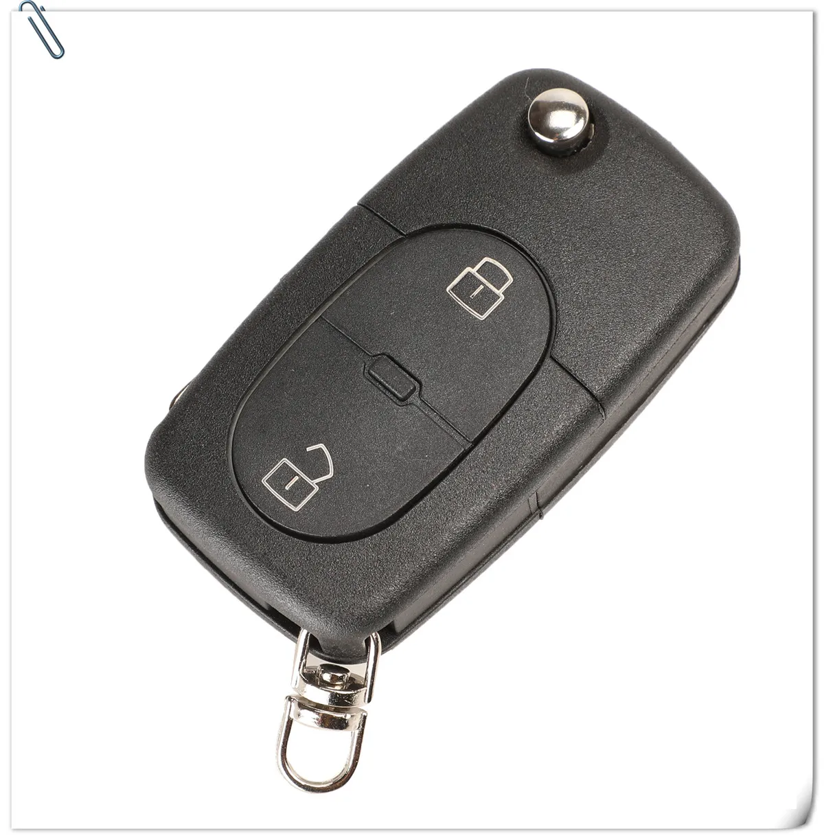 2 Кнопки Jinyuqin CR1620 Батарейный держатель для ключей для Audi A2 A3 A4 A6 старых моделей 2/3 Кнопка откидной складной чехол для дистанционного ключа - Количество кнопок: 2 Кнопки