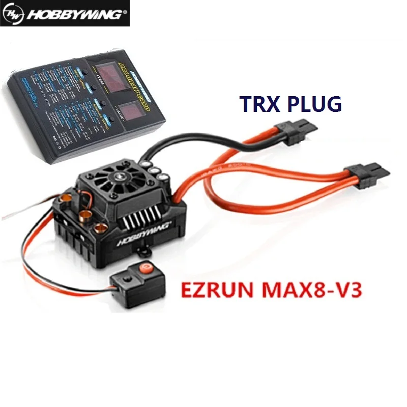 EZRUN Max8 V3 150A водонепроницаемый бесщеточный ESC для RC 1/8 Traxxas E REVO вершина HPI Savage Thunder