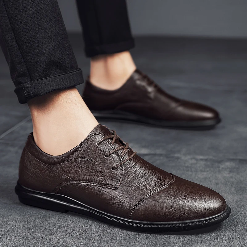 

Zapatos Casuales Zapatos De Hombre Casual Shoes Men Fashion Mens Leather Causal For Shoe Man Black 2020 New Breathable