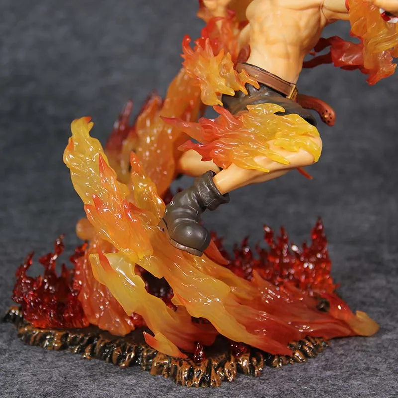 Экшн-фигурка Аниме One Piece Ace Fire Fist из ПВХ коллекционная Статуэтка для 15-летнего