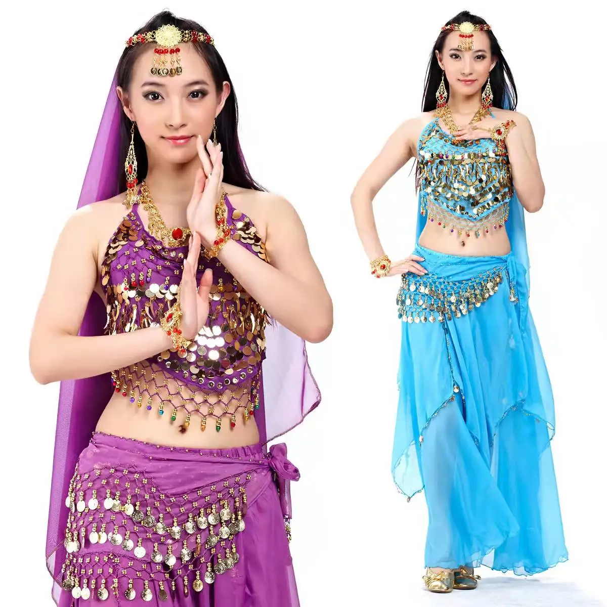 

Professional Belly Dance Costume Indian Dress Women Sexy Carnaval Costumes Women's Long Skirt Belly Dance Bras Clothes for Girls