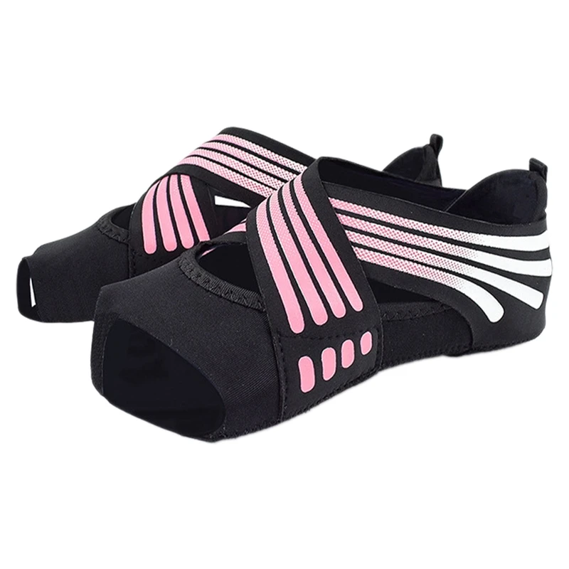 

1 пара обувь для йоги носки Фитнес Топ для занятия танцами Пилатес Крытый YFive носок; Женская обувь