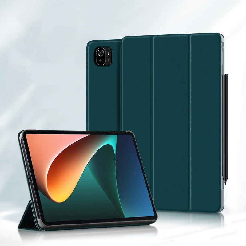 

Genuine PU Leather For Xiaomi Mi Pad 5 Case 11 Inch Tablet Ultra Thin Magnetic Smart Cover for MiPad 5 Pro 2021 Auto Wake UP