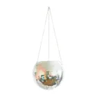 10152025 см горшки для посадки шаров веревка макраме подвесная или деревянная подставка для стола с дренажным зеркалом подвесная корзина садовые декорации