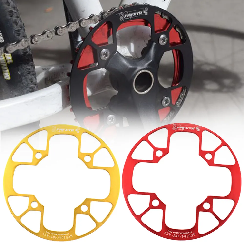 Tooth Guard Cog Wheel Round Easy Install Crankset Bike Accessories Durable Protective Bicycle Sprocket Aluminum Alloy Plate | Спорт и