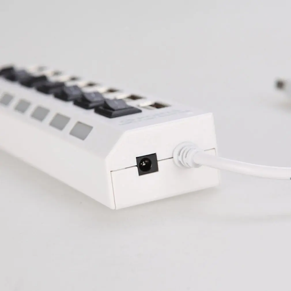 7 портов USB 2 0 адаптер высокоскоростной многоинтерфейсный концентратор питания