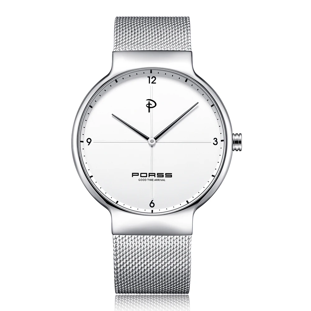 Мужские наручные часы MIYOTA повседневные ультратонкие японские кварцевые с