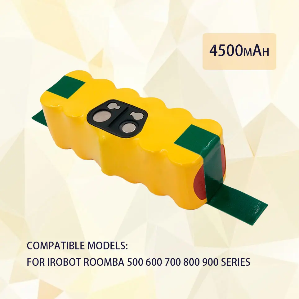 Перезаряжаемая батарея 14 4 В 4500 мАч Ni-MH для пылесоса iRobot Roomba 500 520 555 560 600 780 700 770 800 880 |