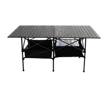 outdoor folding table chair camping aluminium alloy picnic table waterproof durable folding table desk for 1538070cm