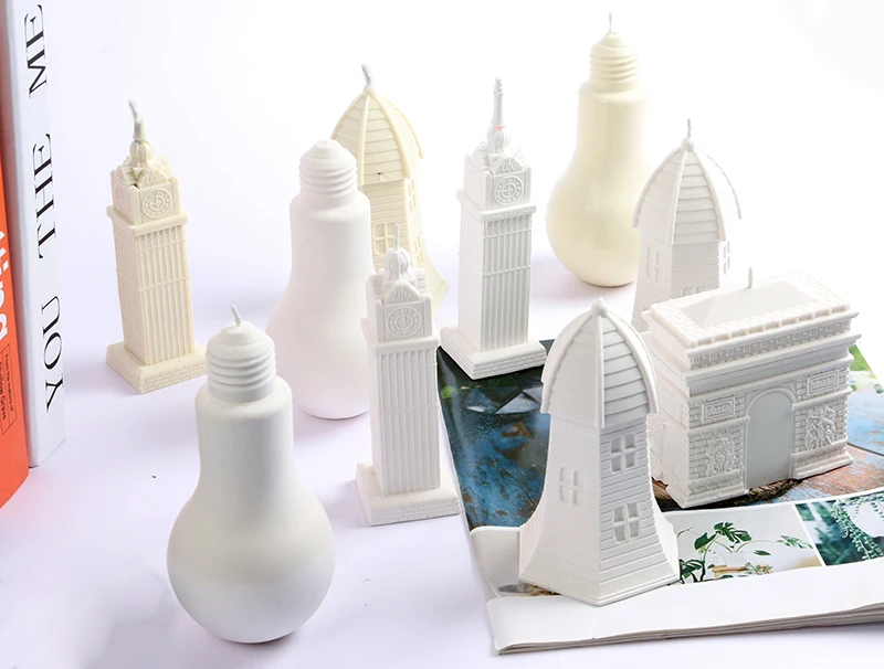 Форма в виде свечи Домашний Светильник лампочка сделай сам штукатурка для мебель