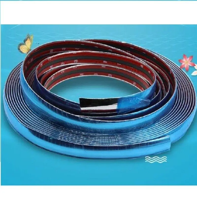 Хромированная Серебряная формовочная Обшивка двери автомобиля боковое окно