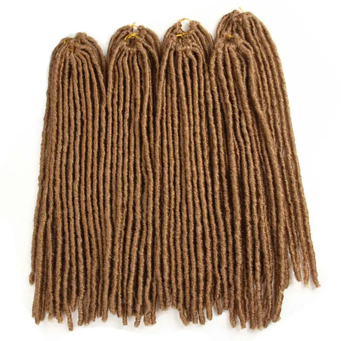 X-TRESS 18-26 дюймов мягкие дреды вязаные крючком косички Jumbo Dread прическа Ombre цвет синтетический искусственный Locs плетение волос - Цвет: #27