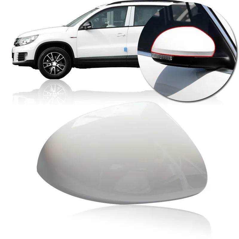 Крышка QX для VW SKODA Yeti 2011 - 2013 Tiguan Sharan 2010 2016 искусственная зеркальная крышка боковая