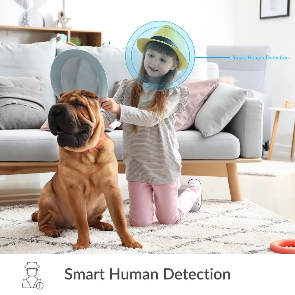 

YI Home 1080p Camera AI+ Smart Human detection Night vision Activity alerts for home Video pets baby monitor Cloud and Micro SD