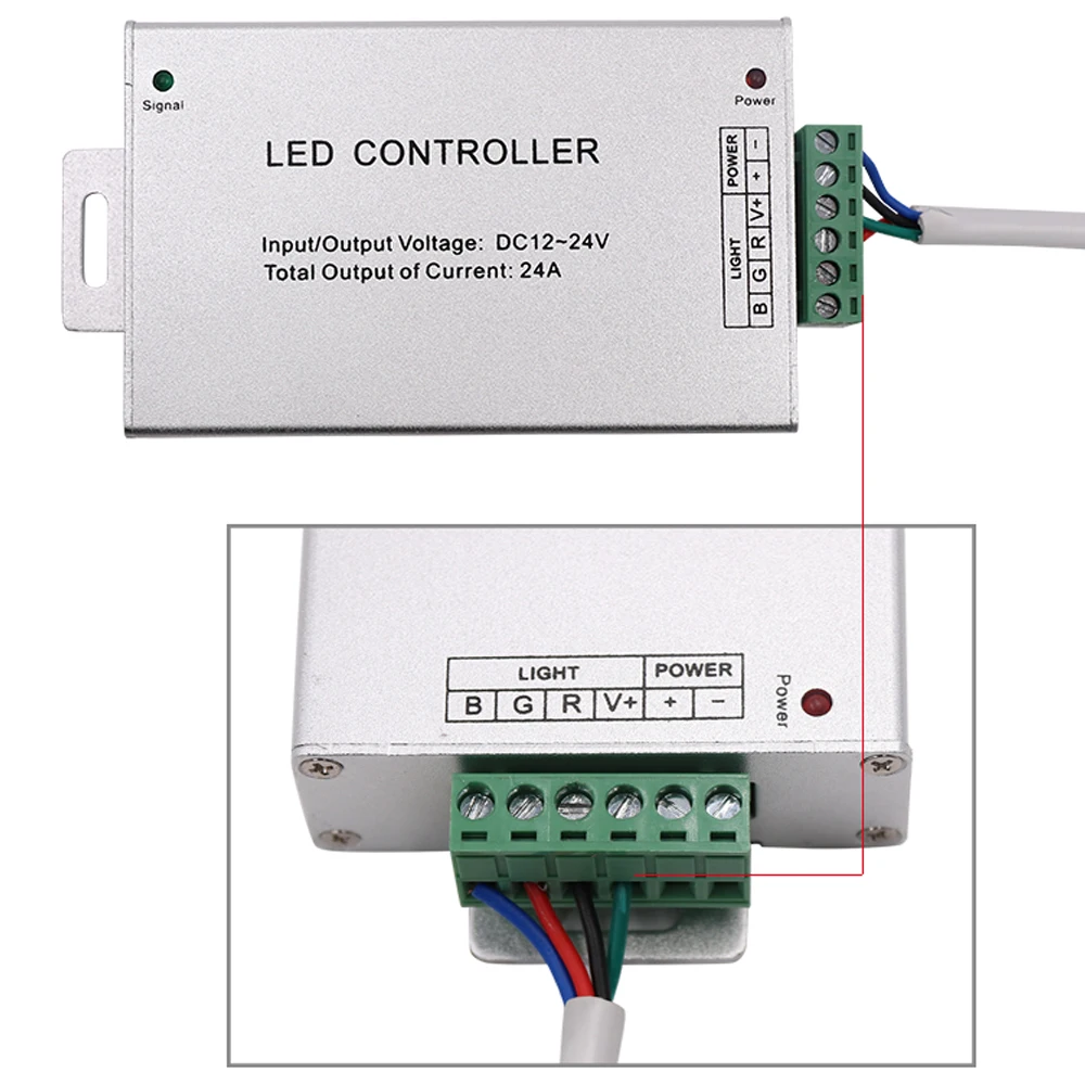 2835 Светодиодная лента неоновый светильник DC12V RGB Неоновый веревочный светильник наружный водонепроницаемый неоновый светильник светодиодный светильник с RGB 24key контроллер