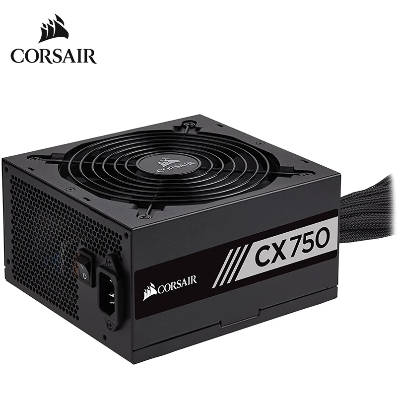 Corsair PSU CX серия 750 Вт (2017) 80 плюс Бронзовый Сертифицированный немодульный источник