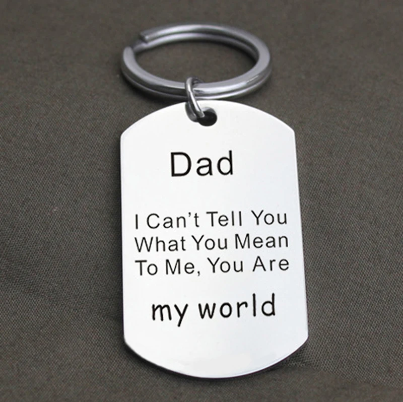 Папа подарки для папы ручной работы с брелком от дочь отец подарок на день