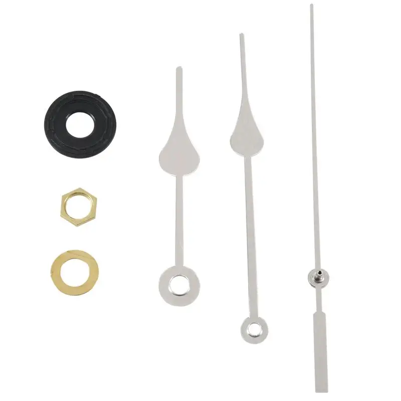 Clock Movement Mechanism with Silver Hour Minute Second Hand DIY Tools Kit | Электроника