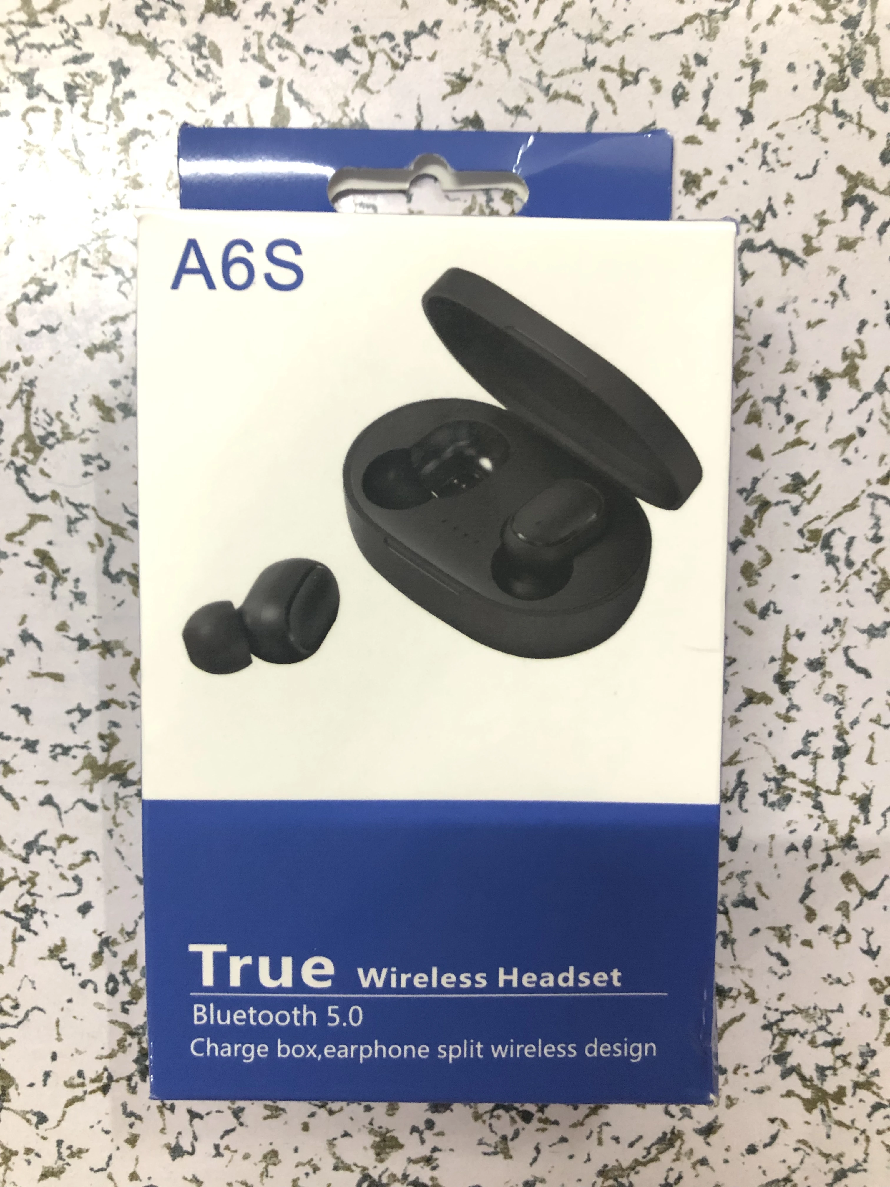 A6S 5 0 TWS Bluetooth-наушники VS Redmi Airdots Беспроводные наушники Стереогарнитура